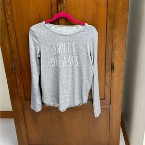 RAE DUNN sleep shirt MED super soft cotton poly SWEET DREAMS graphic